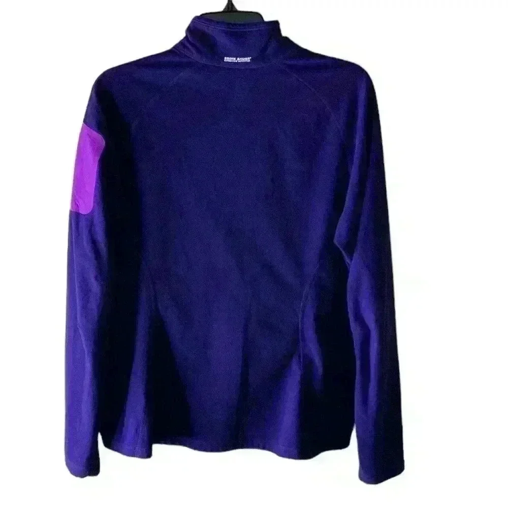 Eddie Bauer Fleece 3/4 Zip Women's Size X-Large Pull-Over Jacket